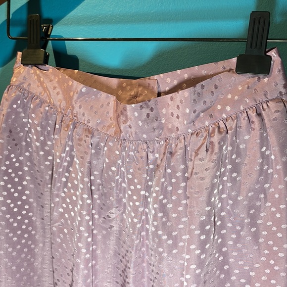 VINTAGE statement collar blush polka-dot outfit small - Picture 10 of 10